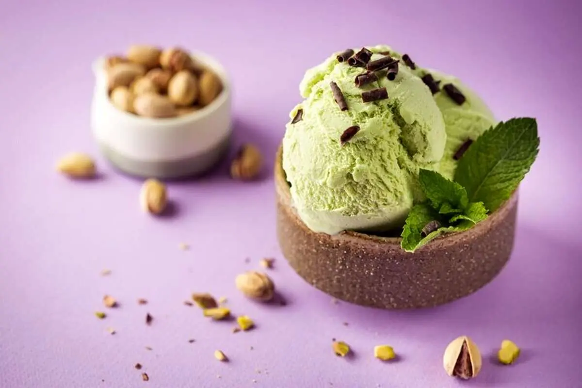 طرز تهیه بستنی پستهای ۵ دقیقهای در منزل!