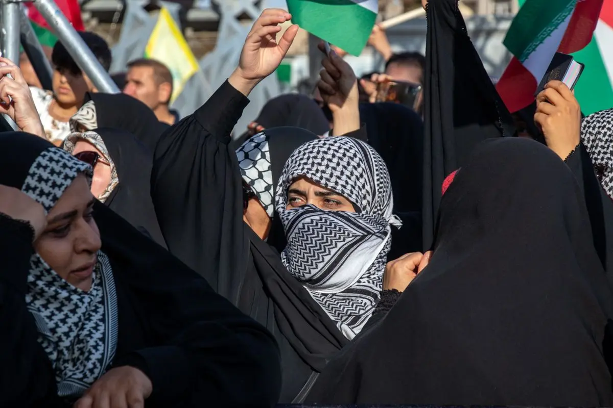 تصاویر؛ اجتماع حمایت از فلسطین در میدان امام حسین(ع) تهران