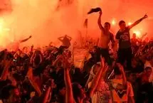 جشن قهرمانی ام‌سی الجر؛ شهر به رنگ قرمز درآمد