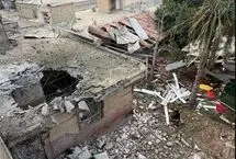تصاویری از خسارات حمله به منطقه مسکونی در شهرستان سیریک