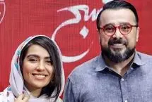 بازیگران در پشت صحنه نمایش باران اسیدی / حضور سپند امیر سلیمانی و مونا کرمی با فرزندشان