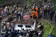رانش مرگبار زمین در هند؛ ۱۵ کشته و یک مفقودی
