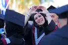 تصاویر؛ جشن فارغ التحصیلی در بزرگ‌ترین دانشگاه فلسطین