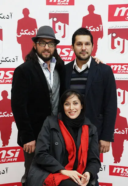 عکس> رادان، بهداد و مهتاب کرامتی در افتتاحیه «آدمکش»