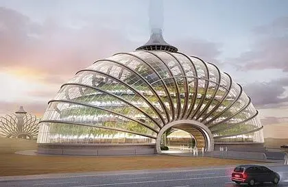 عکس> هتل شگفت‌انگیز؛ معلق روی آب