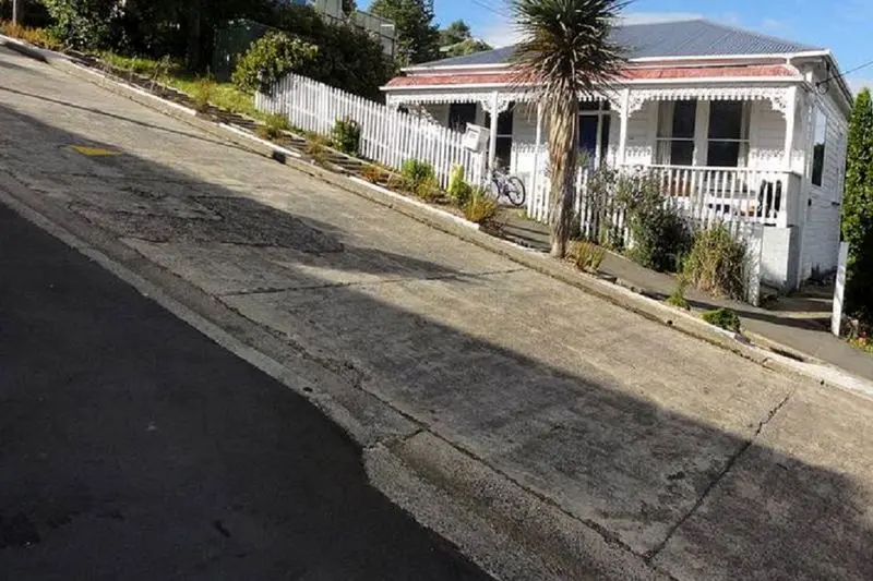 شیب تند کوچه