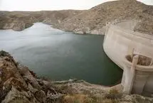 تصاویر؛ وضعیت نگران‌کننده میزان آب سد طرق مشهد