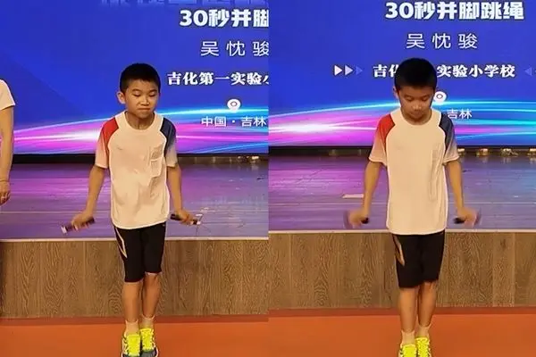 کودک ۱۰ ساله رکورد جهانی طناب‌زنی را شکست!