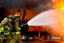  آتش‌سوزی برج ۲۰ طبقه در حال ساخت در غرب تهران