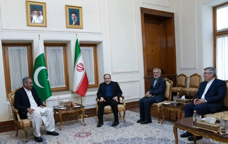 وزیر کشور پاکستان با عراقچی3