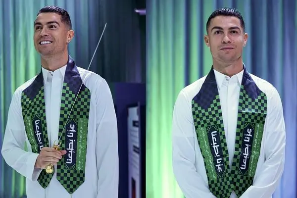 ببینید؛ رقص شمشیر رونالدو