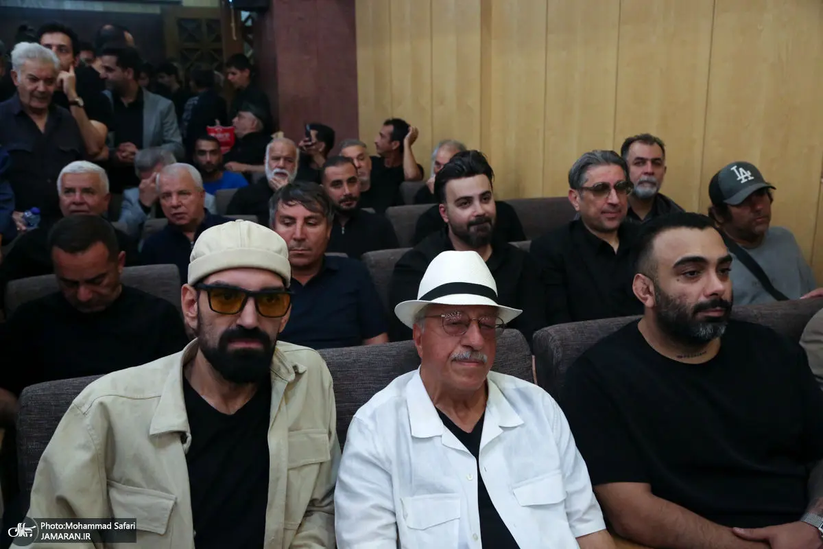 حضور گسترده هنرمندان در مراسم ختم اکبر عبدی