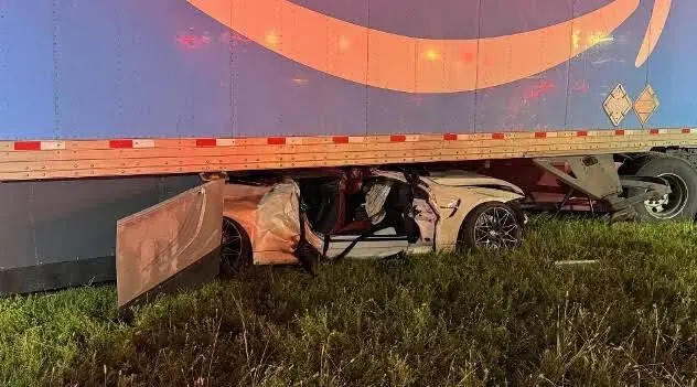  تصادف وحشتناک BMW با کامیون