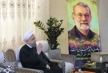 روحانی: حتماً با وجود شهید لاریجانی ما سرنوشت دیگری می‌داشتیم 