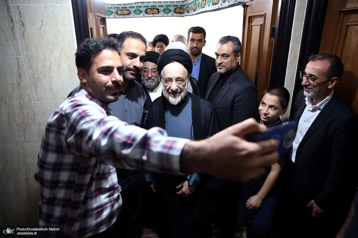 تصاویر؛ سید محمد خاتمی در مراسم عزاداری محرم