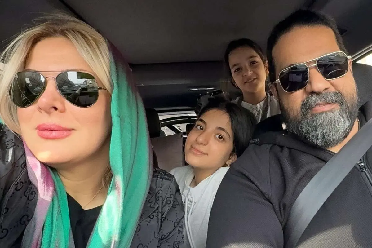 عکس خانوادگی جدید رضا صادقی