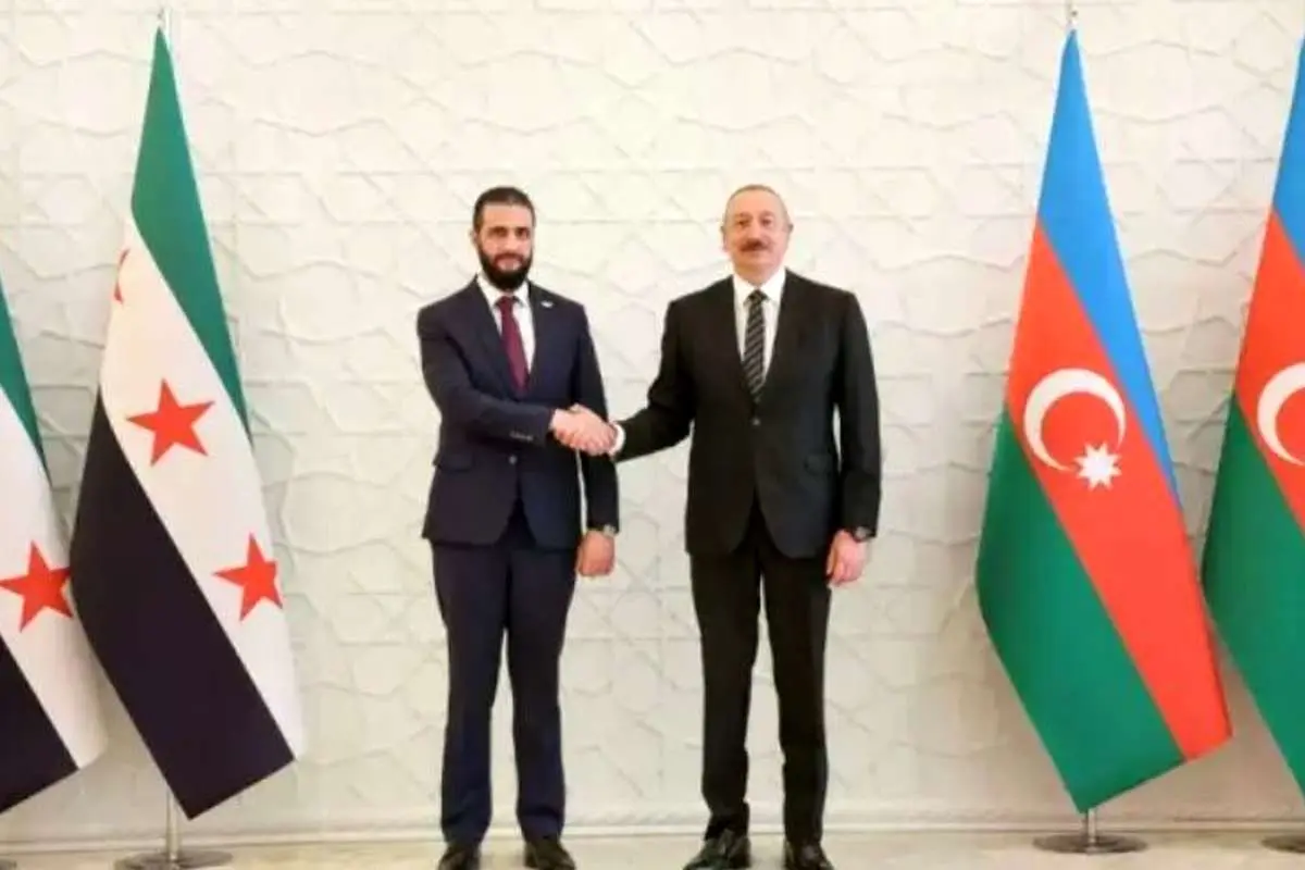 توافق علیاف با جولانی برای صادرت گاز به سوریه