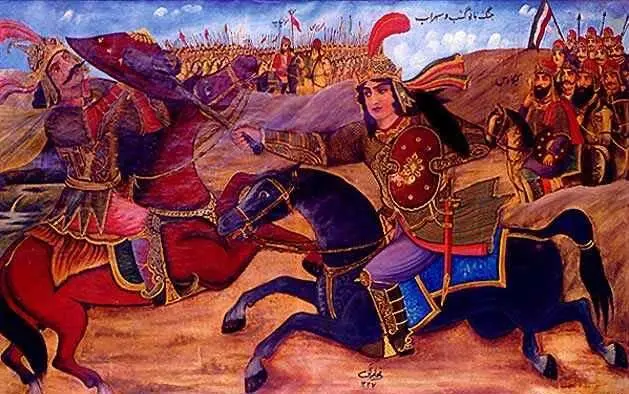 اساطیر ایران؛ بانوگُشَسب؛ دخترِ رستم و شاهنامه زنان پهلوان در ایران