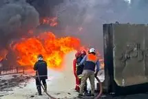 انفجار یک تانکر حامل سوخت در شهر سامرا 