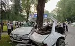 برخورد هولناک پژو با درخت؛ 3 نفر جان باختند