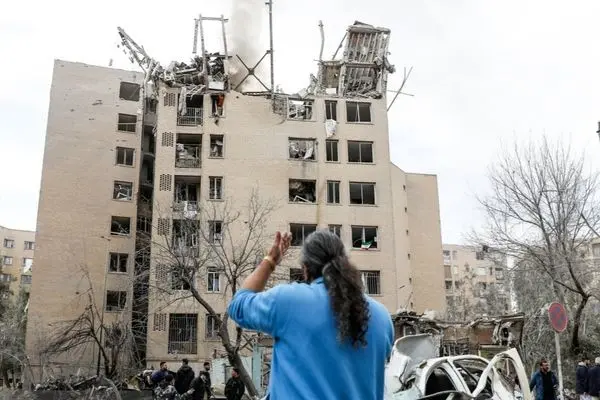 تصاویر؛ آثار حمله هوایی به شهرک شهید بروجردی تهران