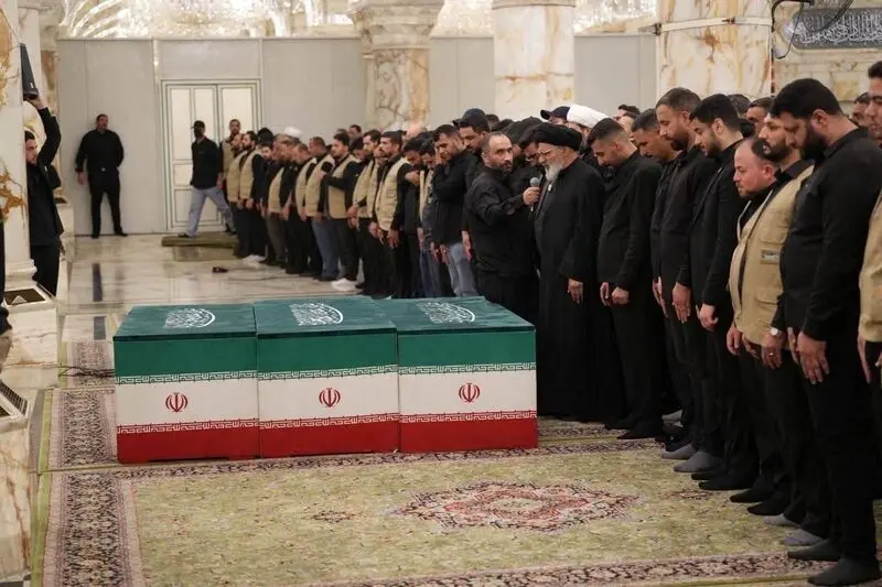 تشییع رهبر در کربلا