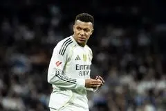 دردسر جدید رئال قبل از بازی بال سیتی؛ انگشت امباپه شکست!