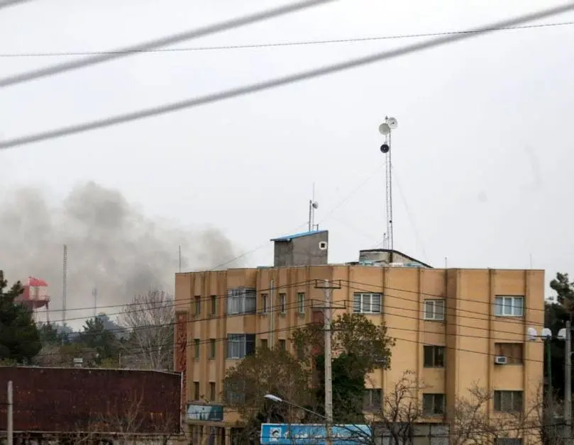 تصاویر؛  حمله هوایی به فرودگاه مشهد