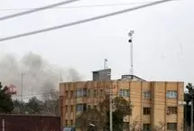 تصاویر؛  حمله هوایی به فرودگاه مشهد