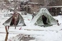 تصاویر؛ بارش برف بدخشان افغانستان را سفیدپوش کرد