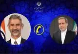 تماس تلفنی عراقچی و وزیر خاجه هند