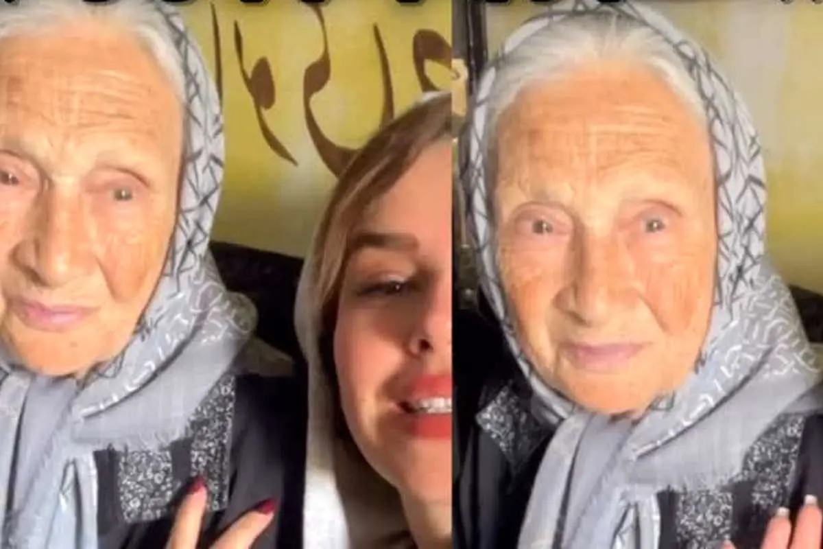 جنجال انتشار ویدئویی از پری امیرحمزه بازیگر قدیمی سینما و تلویزیون