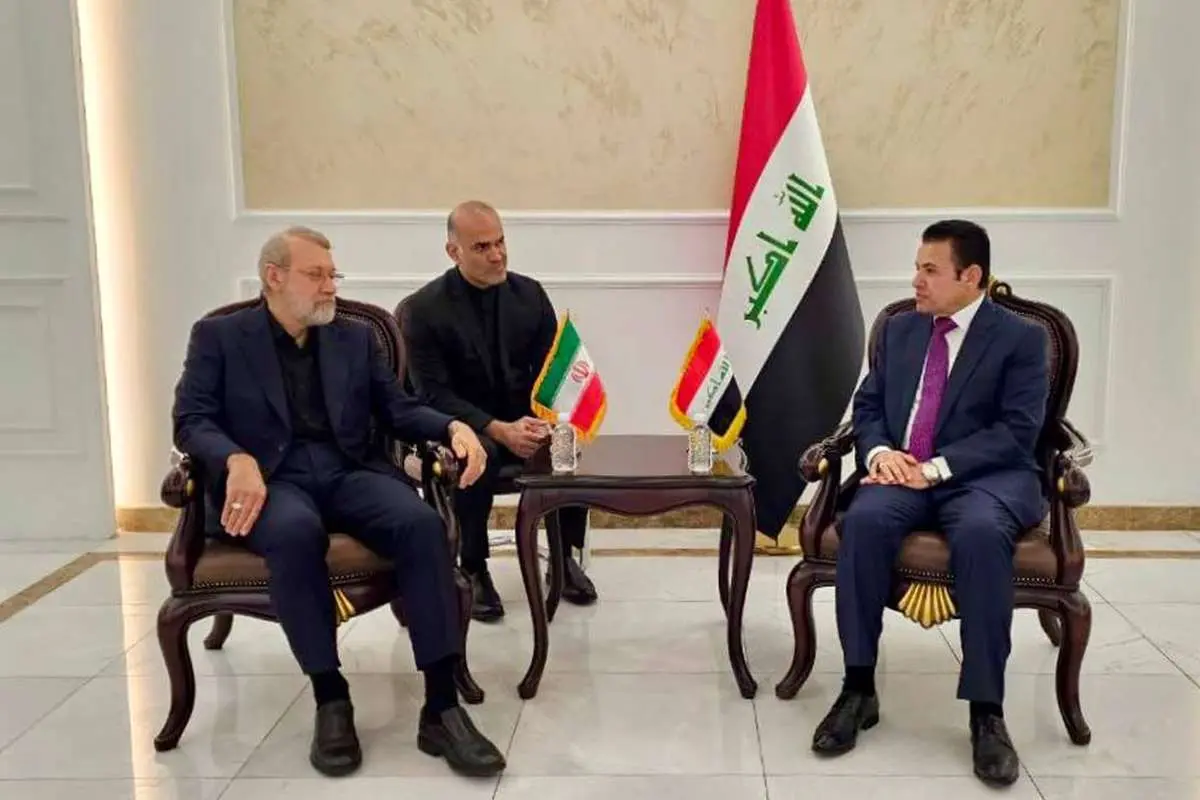 دیدار لاریجانی با مشاور امنیت ملی عراق