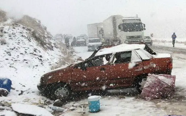 افزایش ۴درصدی فوتی‌های تصادف در زمستان

