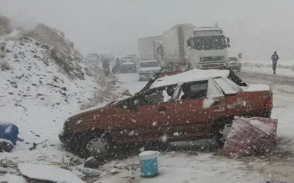 افزایش ۴درصدی فوتی‌های تصادف در زمستان

