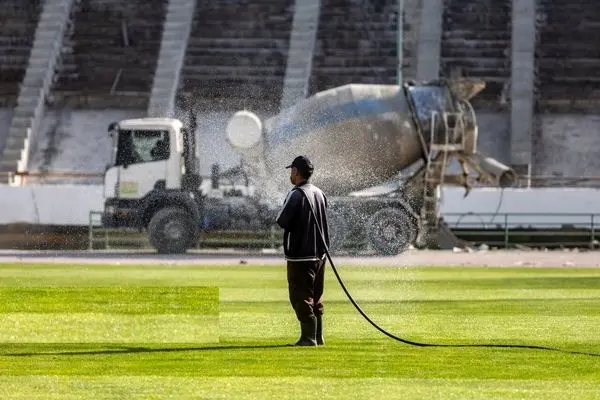 تصاویر؛ آخرین وضعیت بازسازی ورزشگاه آزادی