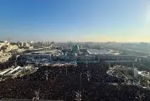 نماز عید فطر در حرم رضوی