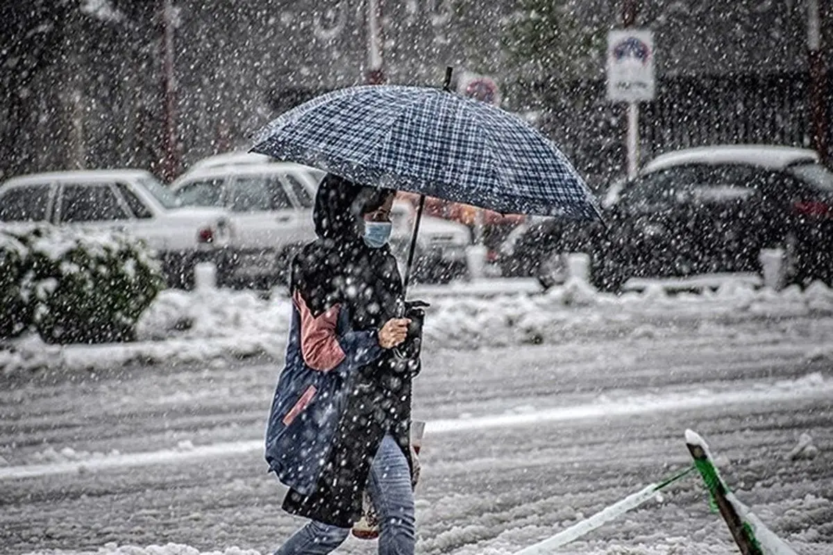 ۱۶ استان امروز برفی و بارانی می‌شود