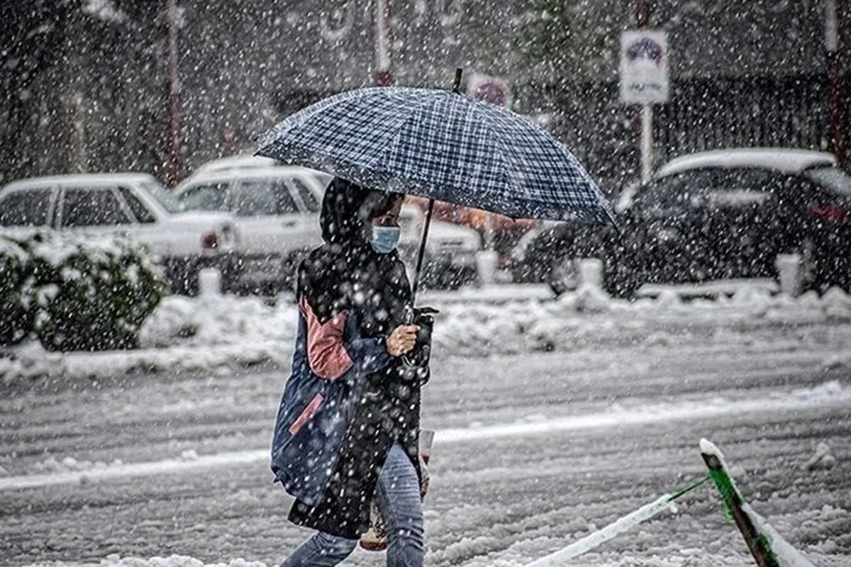 ۱۶ استان امروز برفی و بارانی می‌شود