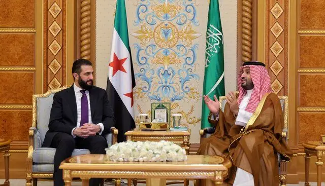 دیدار الجولانی با بن سلمان در ریاض