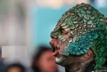 تصاویر؛ نمایش خیابانی بهمنشیر یک نفر