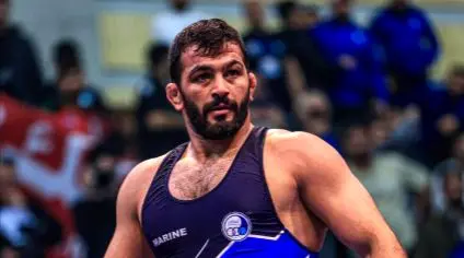 ببینید؛ پیروزی حسن یزدانی مقابل گلیج در فینال کشتی آزاد