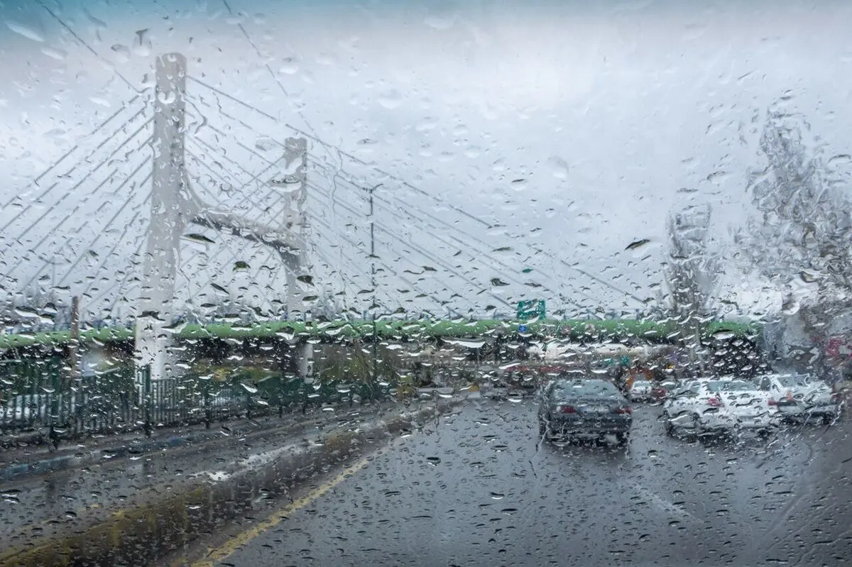 باران و برف در ۲۰ استان