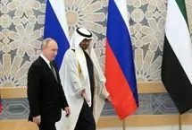دیدار رئیس‌جمهور روسیه و رئیس امارات