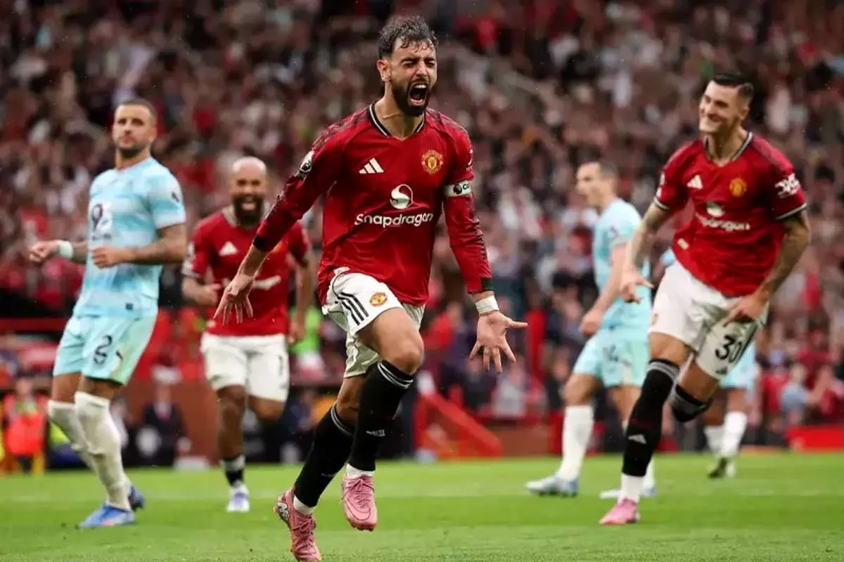 منچستریونایتد 3-2 برنلی؛ جنون در تئاتر رویاها با گل لحظه آخری برونو