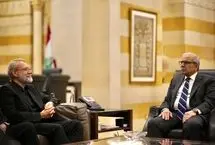 دیدار لاریجانی با نخست وزیر لبنان
