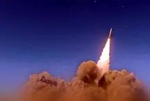 لحظه شلیک موشک‌های موج هفدهم عملیات وعده صادق ۴  