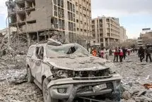 تصاویر؛ حمله هوایی به خیابان سپهبد قرنی