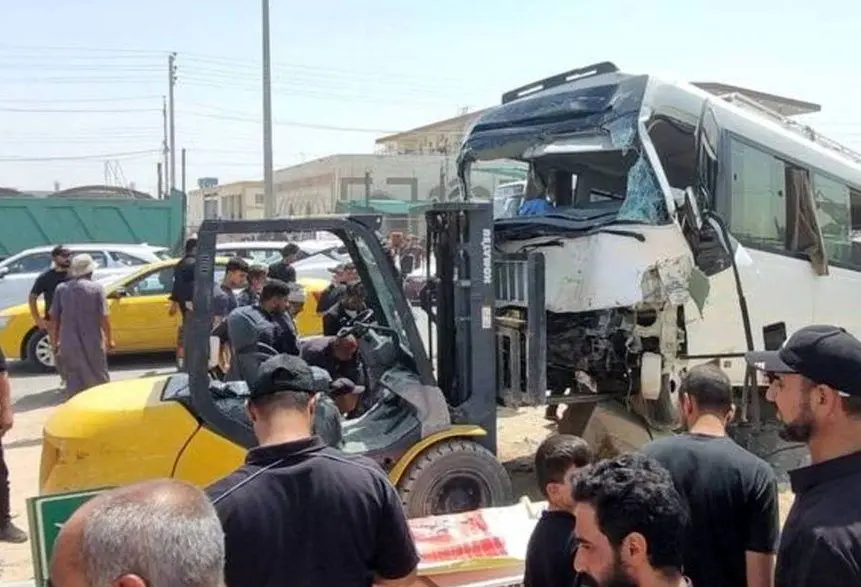  تصادف در جاده نجف به کربلا با ۱۶ مصدوم