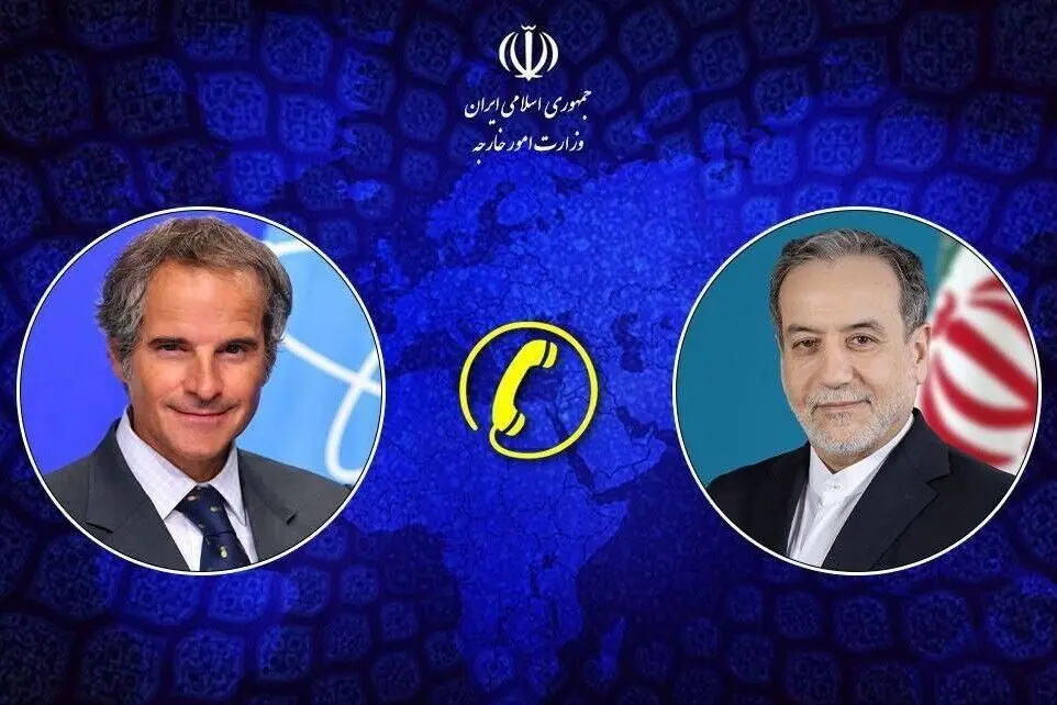 جزئیات تماس تلفنی مدیرکل آژانس بین‌المللی انرژی اتمی با عراقچی